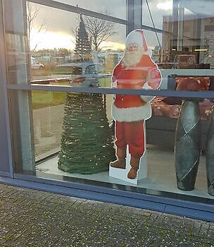 Levensgrote Kerstman - Spandoekstore.com reclameuitingen