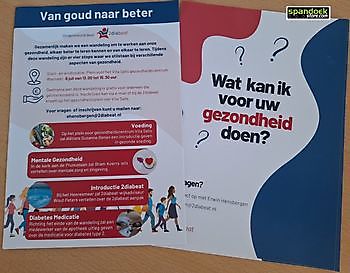 A5 Flyers Vita  Salis gezondheidscentrum Nieuwe Pekela - Spandoekstore.com reclameuitingen