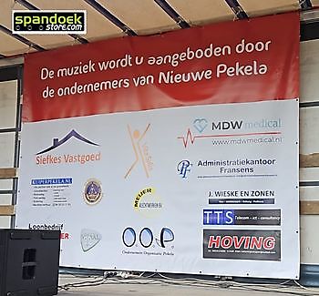 sponsoren  spandoek - Spandoekstore.com reclameuitingen